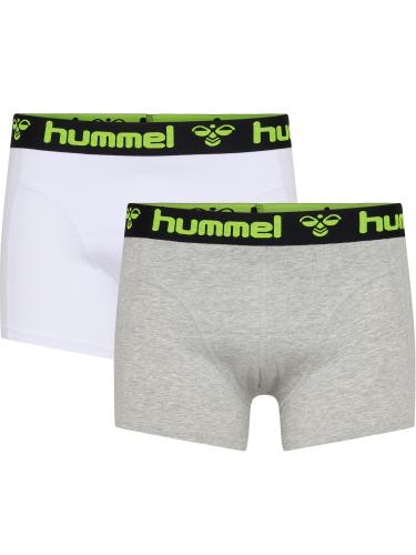 Hummel Hmlmars 2Pack Boxers - grey melange/white (Grösse: 2XL) von Hummel