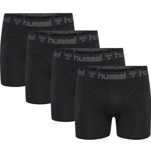 Hummel Hmlmarston 4-Pack Boxers - black/black (Grösse: 2XL) von Hummel