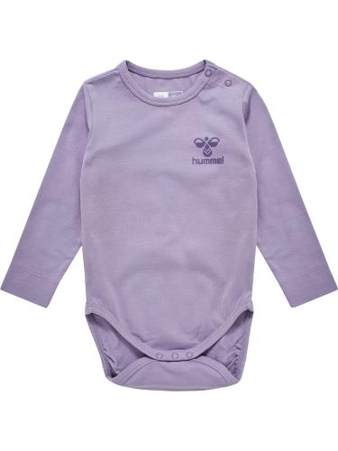 Hummel Hmlmino Body L/S - lavender gray (Grösse: 80) von Hummel