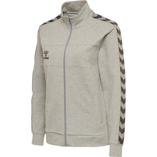 Hummel Hmlmove Classic Zip Jacket Woman - grey melange (Grösse: L) von Hummel