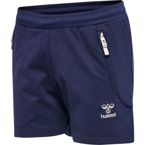 Hummel Hmlmove Grid Cot. Shorts Woman - marine (Grösse: 2XL) von Hummel