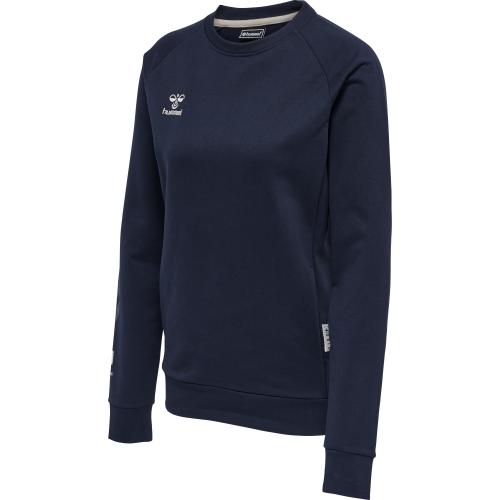 Hummel Hmlmove Grid Cot. Sweatshirt Woman - marine (Grösse: 2XL) von Hummel