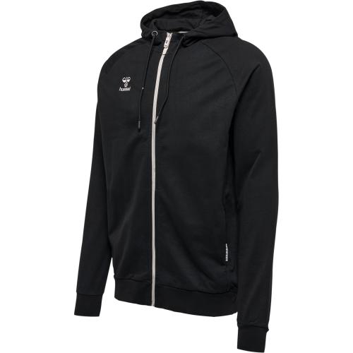 Hummel Hmlmove Grid Cot. Zip Hoodie Woman - black (Grösse: XS) von Hummel