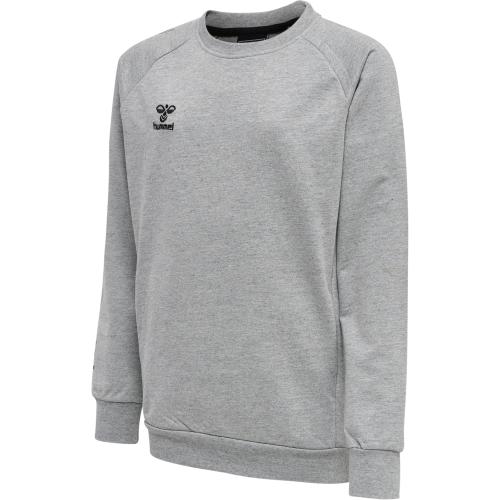 Hummel Hmlmove Grid Cotton Sweatshirt Kids - grey melange (Grösse: 152) von Hummel