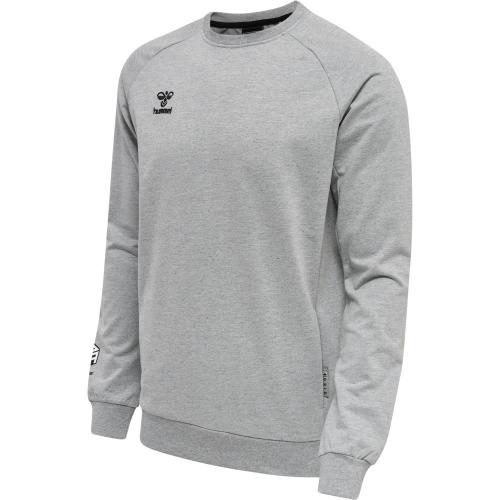 Hummel Hmlmove Grid Cotton Sweatshirt - grey melange (Grösse: XL) von Hummel