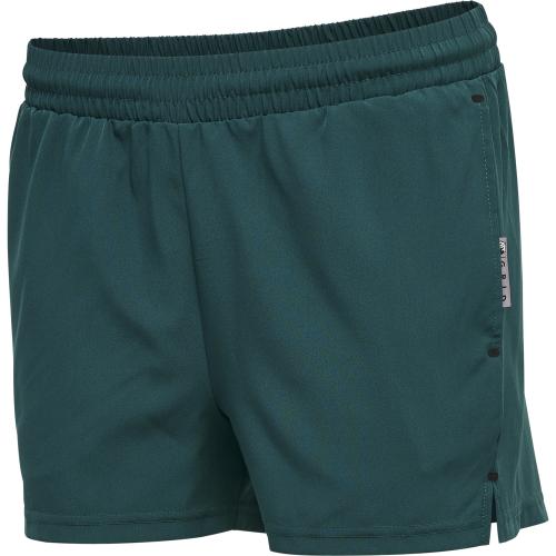 Hummel Hmlmove Grid Woven Shorts Woman - deep teal (Grösse: 2XL) von Hummel