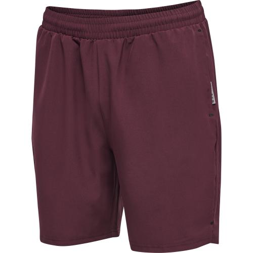 Hummel Hmlmove Grid Woven Shorts - grape wine (Grösse: 2XL) von Hummel