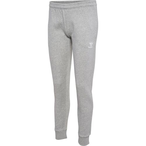 Hummel Hmlmover Cotton Cuff Pants Woman - grey melange (Grösse: 2XL) von Hummel