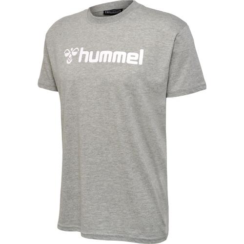 Hummel Hmlmover Cotton T-Shirt S/S - grey melange (Grösse: M) von Hummel