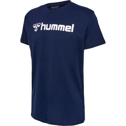 Hummel Hmlmover Cotton T-Shirt S/S - marine (Grösse: M) von Hummel