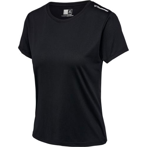 Hummel Hmlmt Aura Mesh T-Shirt - black (Grösse: L) von Hummel