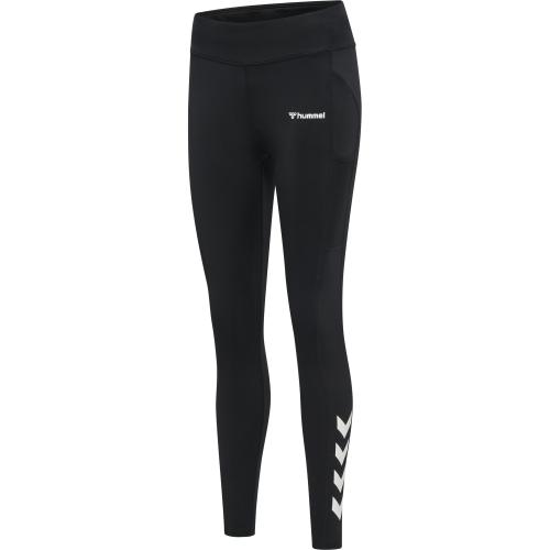 Hummel Hmlmt Chipo Mid Waist Tights - black (Grösse: S) von Hummel