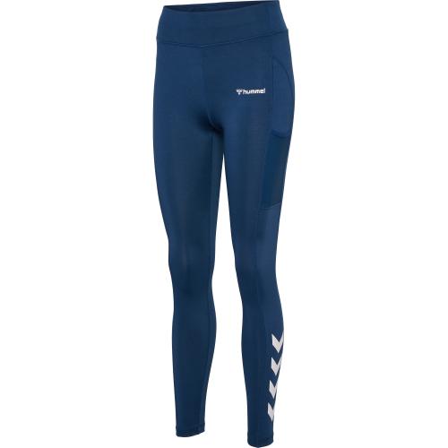 Hummel Hmlmt Chipo Mid Waist Tights - insignia blue (Grösse: XS) von Hummel