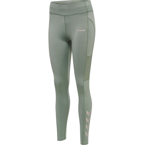 Hummel Hmlmt Chipo Mid Waist Tights - lily pad (Grösse: L) von Hummel