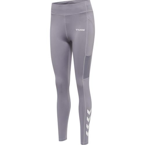 Hummel Hmlmt Chipo Mid Waist Tights - minimal gray (Grösse: L) von Hummel