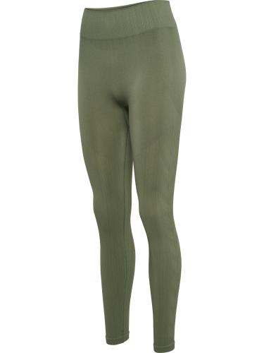 Hummel Hmlmt Define Seaml Scrunch Tights - deep lichen green (Grösse: M) von Hummel