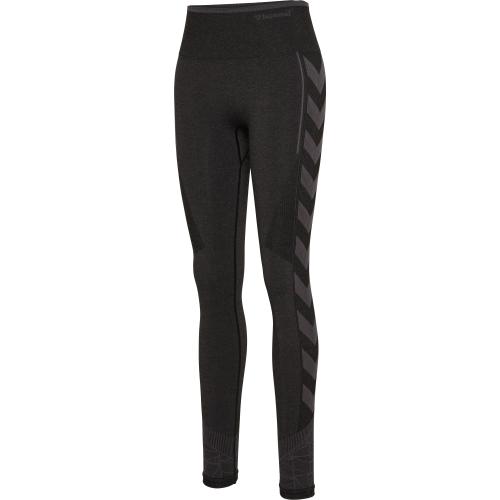 Hummel Hmlmt Energy Seamless Hw Tights - black/asphalt melange (Grösse: L) von Hummel