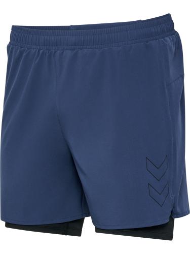 Hummel Hmlmt Fast 2 In 1 Shorts - insignia blue (Grösse: S) von Hummel