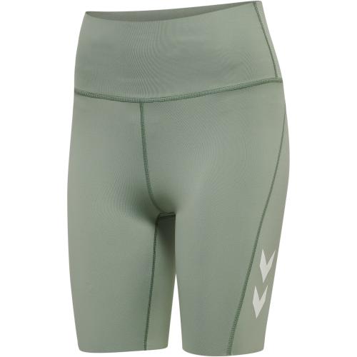 Hummel Hmlmt Grace Hw Tight Shorts - lily pad (Grösse: L) von Hummel