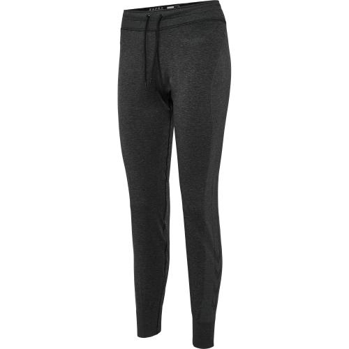 Hummel Hmlmt Hana Seamless Tapered Pants - black melange (Grösse: XS) von Hummel