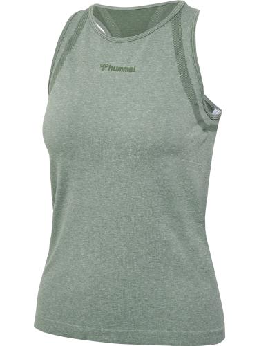 Hummel Hmlmt Hyper Seamless Tanktop - seagrass melange (Grösse: XL) von Hummel