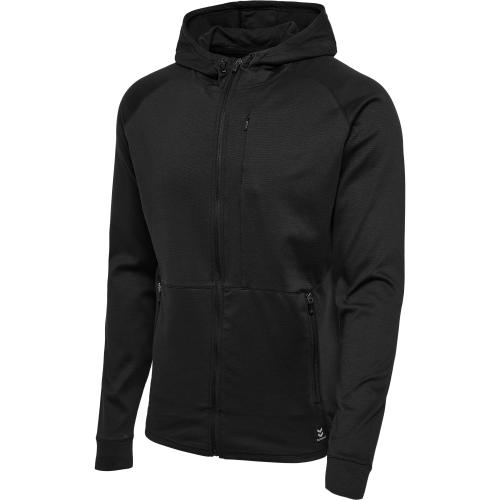 Hummel Hmlmt Interval Zip Hoodie - black (Grösse: 2XL) von Hummel