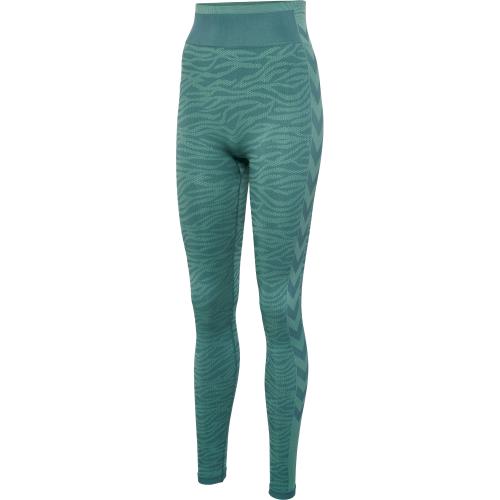 Hummel Hmlmt Saga Seamless Mw Tights - north atlantic/blue surf melan (Grösse: L) von Hummel