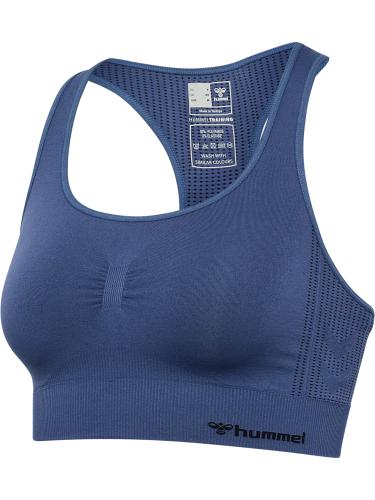 Hummel Hmlmt Shaping Seamless Sports Top - blue indigo (Grösse: L) von Hummel