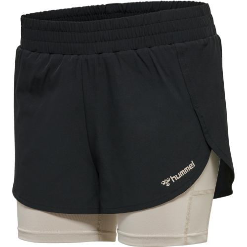 Hummel Hmlmt Track 2 In 1 Shorts - black (Grösse: L) von Hummel