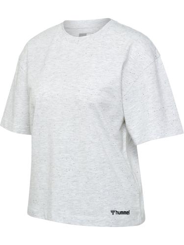 Hummel Hmlmt Ultra Boxy Short T-Shirt - white melange (Grösse: M) von Hummel