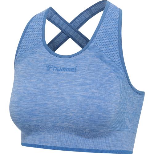 Hummel Hmlmt Una Seamless Sports Top - marina melange (Grösse: XS) von Hummel