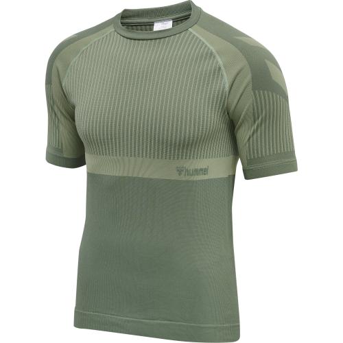 Hummel Hmlmt Unit Seamless T-Shirt - laurel wreath/lily pad (Grösse: L) von Hummel