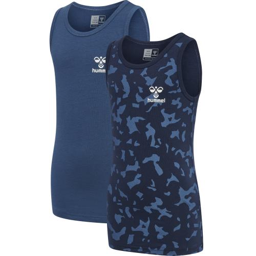 Hummel Hmlnolan Tank Top 2-Pack - ensign blue (Grösse: 122/128) von Hummel