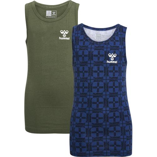 Hummel Hmlnolan Tank Top 2-Pack - sargasso sea (Grösse: 110/116) von Hummel