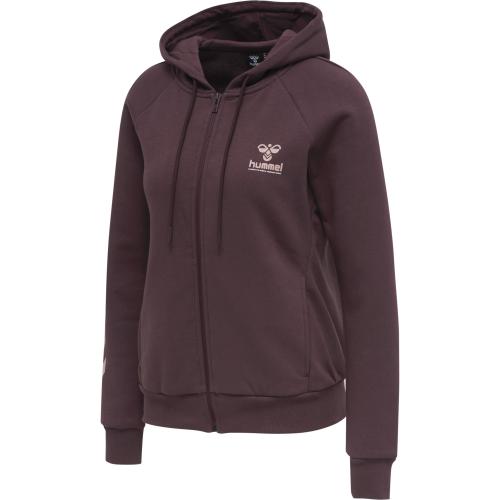 Hummel Hmlnoni Zip Hoodie - fudge (Grösse: XS) von Hummel