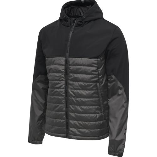 Hummel Hmlnorth Hybrid Jacket - black/asphalt (Grösse: S) von Hummel