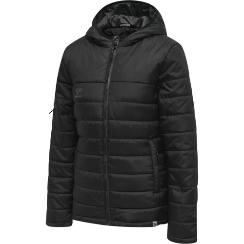 Hummel Hmlnorth Quilted Hood Jacket Woman - black/asphalt (Grösse: M) von Hummel