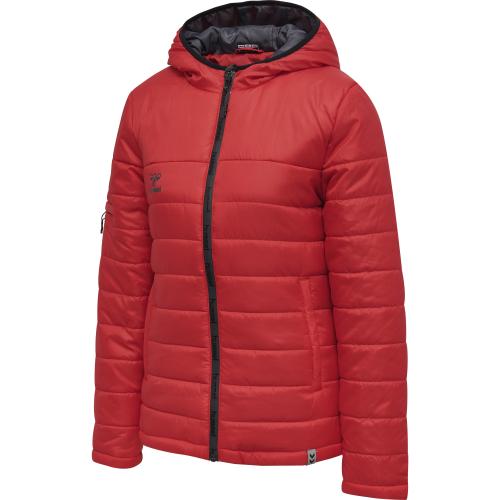 Hummel Hmlnorth Quilted Hood Jacket Woman - true red (Grösse: L) von Hummel