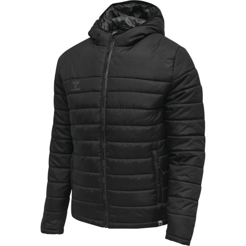 Hummel Hmlnorth Quilted Hood Jacket - black/asphalt (Grösse: L) von Hummel