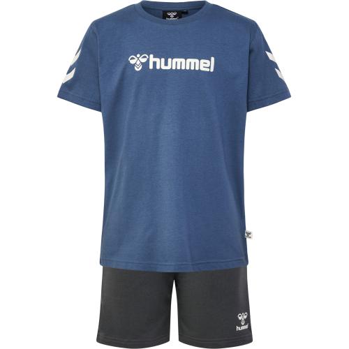 Hummel Hmlnovet Shorts Set - bering sea (Grösse: 140) von Hummel