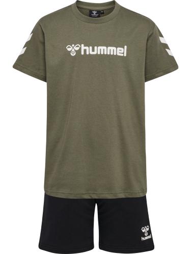 Hummel Hmlnovet Shorts Set - dusty olive (Grösse: 110) von Hummel