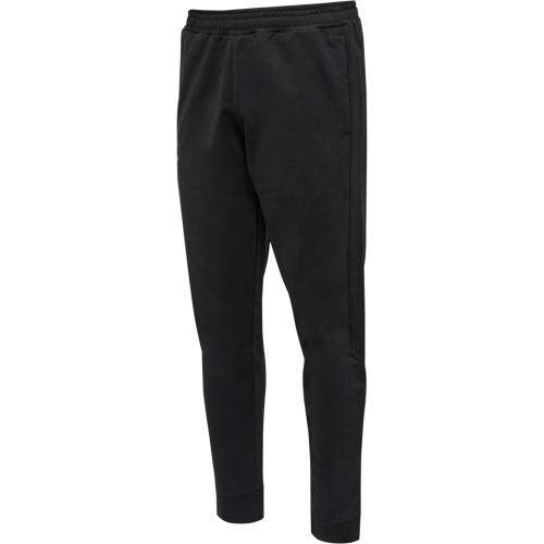 Hummel Hmloffgrid Cotton Pants - jet black/forged iron (Grösse: XL) von Hummel