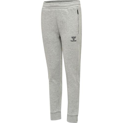 Hummel Hmloffgrid Pants Kids - grey melange/forged iron (Grösse: 116) von Hummel