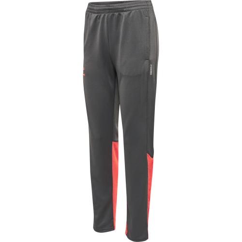 Hummel Hmlongrid Poly Pants Wo - forged iron/nasturium (Grösse: 2XL) von Hummel