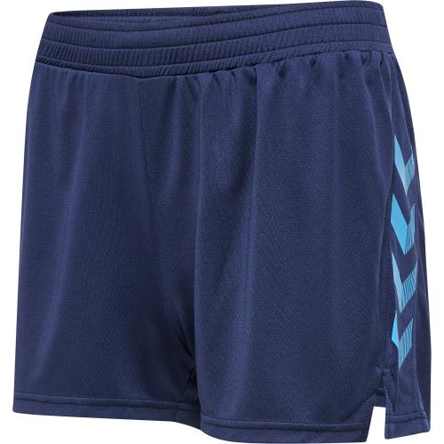 Hummel Hmlongrid Poly Shorts Wo - marine/atomic blue (Grösse: S) von Hummel