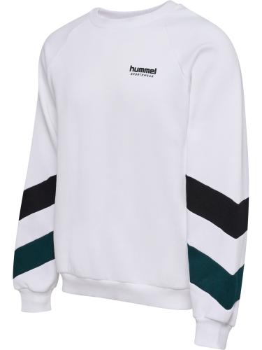 Hummel Hmloversized Crew Sportswear - blanc de blanc (Grösse: L) von Hummel