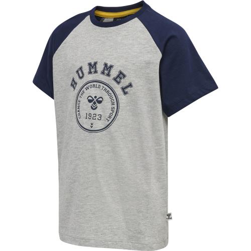 Hummel Hmlphysics T-Shirt S/S - light grey melange (Grösse: 116) von Hummel