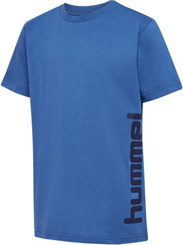 Hummel Hmlprint T-Shirt S/S - bright cobalt/black iris (Grösse: 152) von Hummel