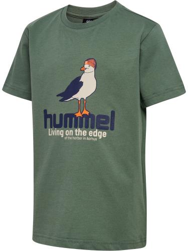 Hummel Hmlprint T-Shirt S/S - laurel wreath/black iris (Grösse: 122) von Hummel