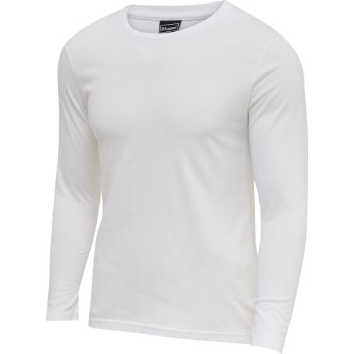 Hummel Hmlred Basic T-Shirt L/S - white (Grösse: L) von Hummel